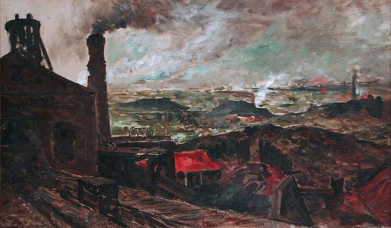 Constantin Meunier Mining Area oil painting picture